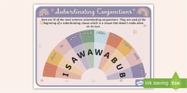 Fanboys Coordinating Conjunctions Poster Colourful Literacy -  Portugal