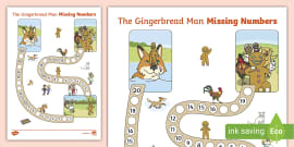 The Gingerbread Man Addition Sheet (teacher made) - Twinkl