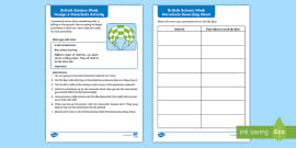 Science Investigation Writing Frame Planners - scientific 
