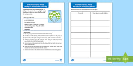 Science Investigation Writing Frame Planners - scientific ...