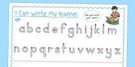 Handwriting Names for Preschool Children | Editable Activity