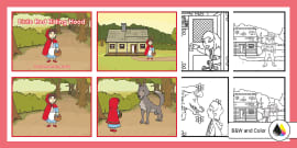 Little Red Riding Hood Story Sequencing Cards | Twinkl