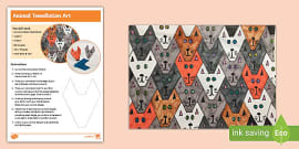 Tessellation Creation Task Differentiated Worksheets