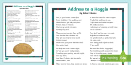 Robert Burns Resource Pack (Top 10) (Teacher-Made) - Twinkl