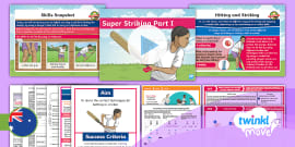 Cricket Batting Lesson Plan - Cricket Vocabulary - Year 4 PE