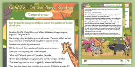 Big Five Animals Facts | South Africa Reading Comprehension