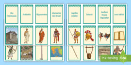 Ancient Greece Word Mat (teacher made) - Twinkl