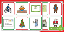 Word Mat to Support Teaching on The Jolly Christmas Postman