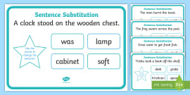 Free Phase 3 Sentence Substitution Activity Mats