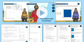 Translating Shapes Worksheets | KS2 Translation Worksheets