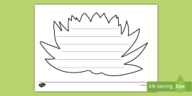 Lotus Diagram Template - Twinkl HASS Resources - Twinkl