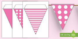 👉 Display Bunting (Spots) (teacher made) - Twinkl