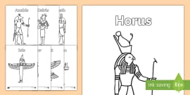 Canopic Jars Matching Sheet Free Printable