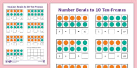 Number Bonds Bingo - Number Bonds To 10 (teacher Made)