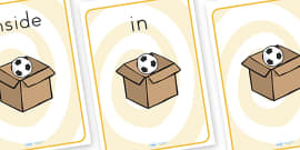 Positional Language Word Cards | EYFS Maths Resources