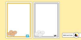 FREE! - Simple Blank Bread Page Border | Page Borders | Twinkl
