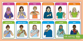 Bsl Colour Signs Flashcards Teacher Made Bsl Colour Signs Flashcards Teacher Made