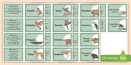 Kadink Wooden Memory Game Australian Animals