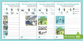 Colourful Snow Queen Summary Story Cards | Twinkl Teach