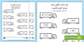 ورقة نشاط: إنشاء خط أعداد من 0 إلى 5 - المرحلة المبكرة، السنوات الأولى،