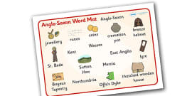 Anglo-Saxon Runes Word Mat - Anglo-Saxon Runes Word MatSaxons