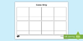 FREE Blank Comic Strip Worksheets