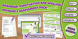 Year 4 Spring 1 Grammar, Punctuation and Spelling Pack