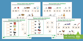 Pictures in reading | KS1 Phonics Matching Worksheet | Twinkl