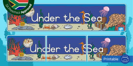 Under the Sea Display Photos (teacher made) - Twinkl