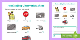 Road Safety For Children Word Grid | Road Safety | Twinkl