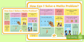 rude maths problem solving poster