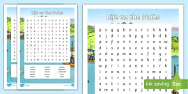 The First Fleet 11 Ships Word Search (Teacher-Made) - Twinkl