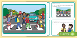 Road Safety Flash Cards (teacher made)