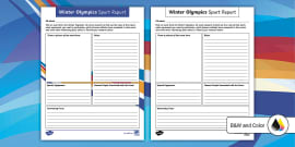 Winter Olympics Crack the Code Activity (teacher made)