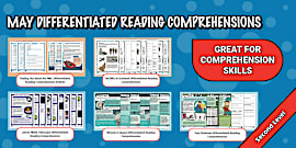 Spring CfE Second Level Reading Comprehensions Pack