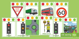 Traffic Light Pyramid (teacher made) - Twinkl