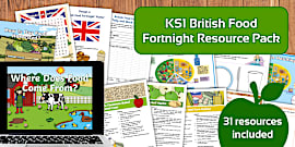 British Food Fortnight Challenge Cards - british food fortnight