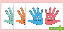 Hands To Self Visual Posters - Classroom Management - Twinkl, حجم الصورة 270x135