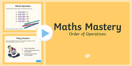 year 6 order of operations bodmas maths differentiated