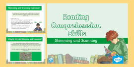 Skimming And Scanning PPT - Teacher-Made Literacy PowerPoint