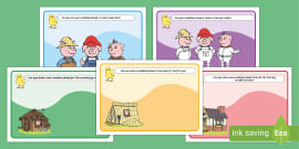 Three Little Pigs Coloring Sheets (teacher made) - Twinkl