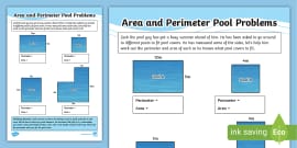 Area and Perimeter Farming Problems (Teacher-Made) - Twinkl