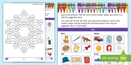 CVC Task Board (teacher made) - Twinkl