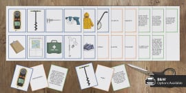 Geographical Fieldwork Equipment Display Poster - Twinkl