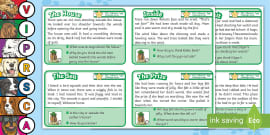 KS2 Inference Questions Challenge Cards - Primary Resource