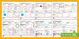 Year 2 Maths Assessment Pack Term 1 (teacher made)