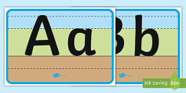 Ground, Grass, And Sky Handwriting Line Guide | Twinkl