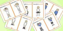 Pe Changing Clothes Cards (teacher Made) - Twinkl