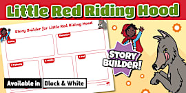 Little Red Riding Hood Animation Sequencing Cards