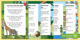 Jungle Songs for Early Years Down in the Jungle Rhyme